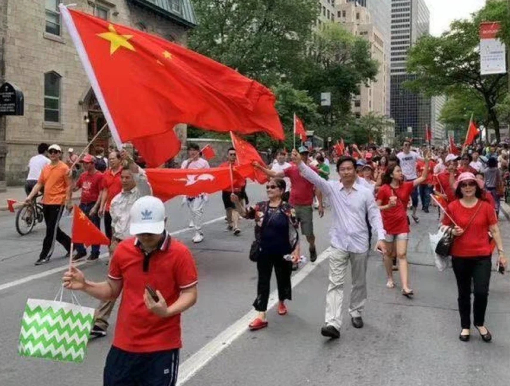 Chinese fascists disrupt Montreal Pride Parade August 18 2019